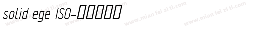 solid ege ISO字体转换